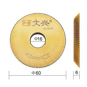 100T Double Angle Titanium Key Machine Cutter 0015